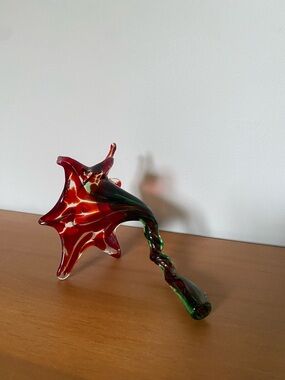 Vintage Murano Handblown Glass Flower